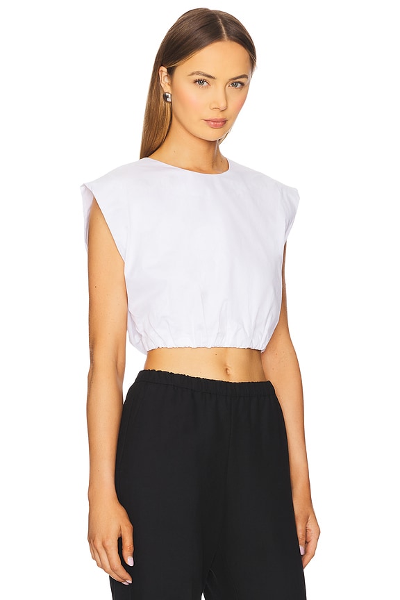 view 2 of 4 BILLIE 탑 in White