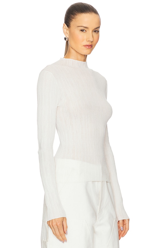 view 2 of 4 Hugh Top in Bright White