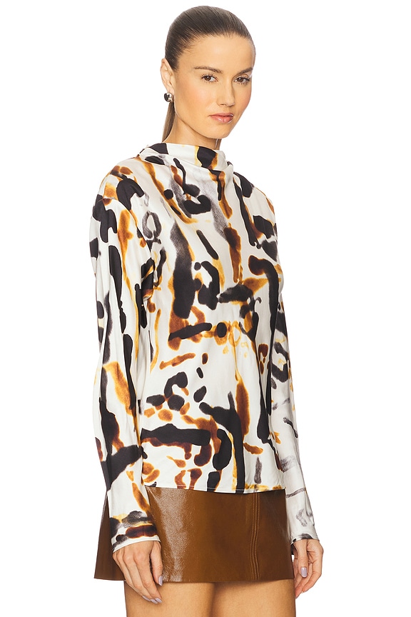 view 2 of 4 Georgia Top in Black & Camel