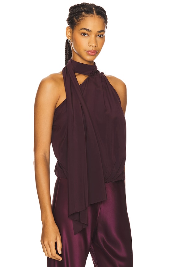 view 2 of 5 Celeste Top in Deep Plum