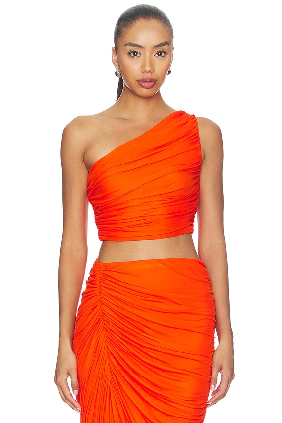 view 1 of 4 Cleo Top in Orange Crush