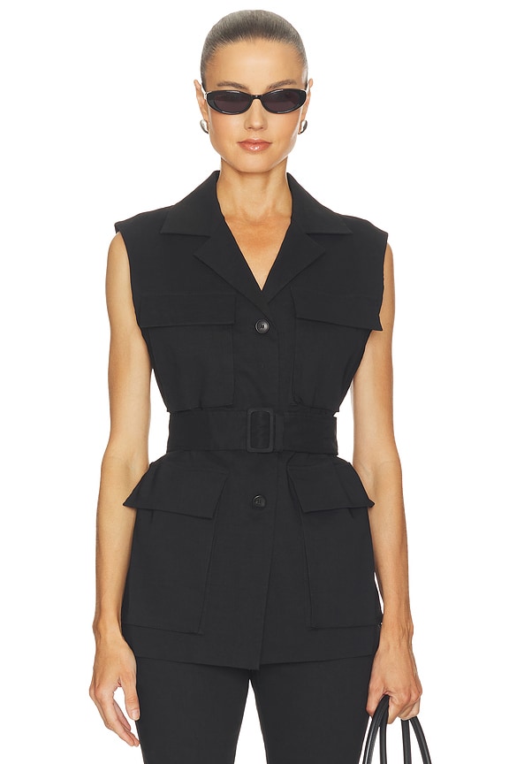 view 1 of 4 Cameron Vest in Black