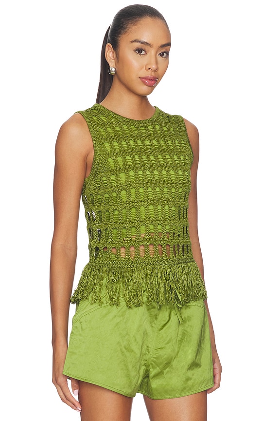 view 2 of 4 Esme Top in Sage