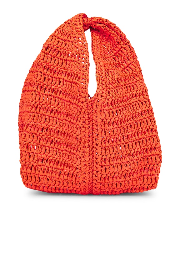 view 2 of 4 SAC EN RAFIA SIMONE in Poppy