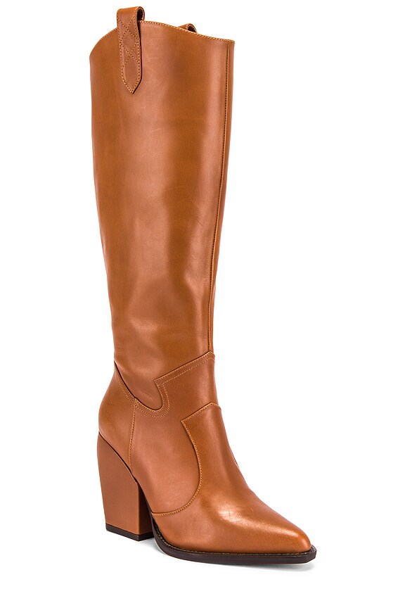 view 2 of 5 BOTTINES À TALON WESLEY in Tan