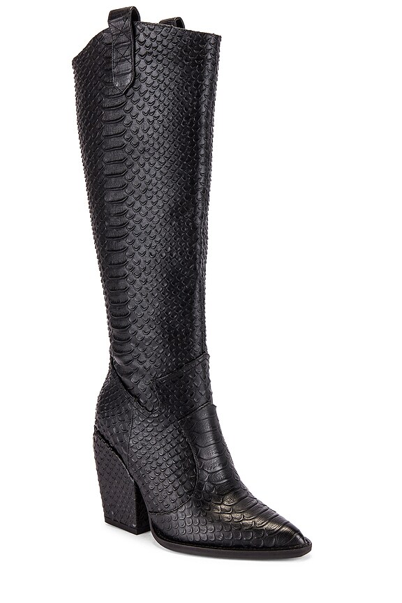 view 2 of 5 Wesley Boot in Black Snake