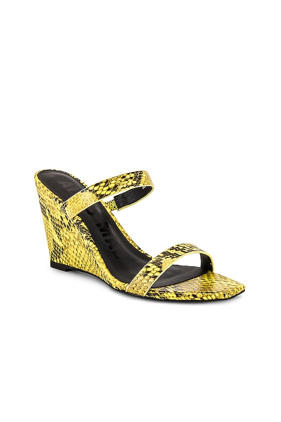 view 2 of 2 Omina Wedge in Yellow Snake