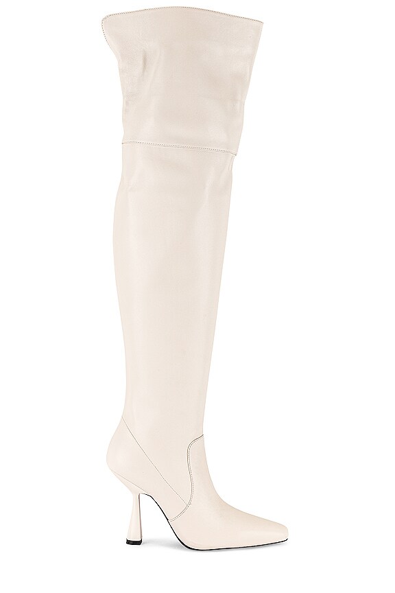 Alias Mae Villa Over The Knee Boot In White 