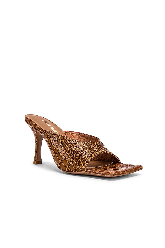 view 2 of 5 Flynn Mule in Tan Croc