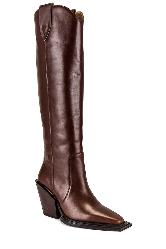 view 2 of 5 Jos Knee High Boot in Choc Wax