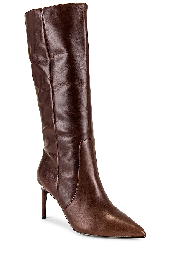 view 2 of 5 BOTA ALTA RODILLA CONNIE in Choc Burnished