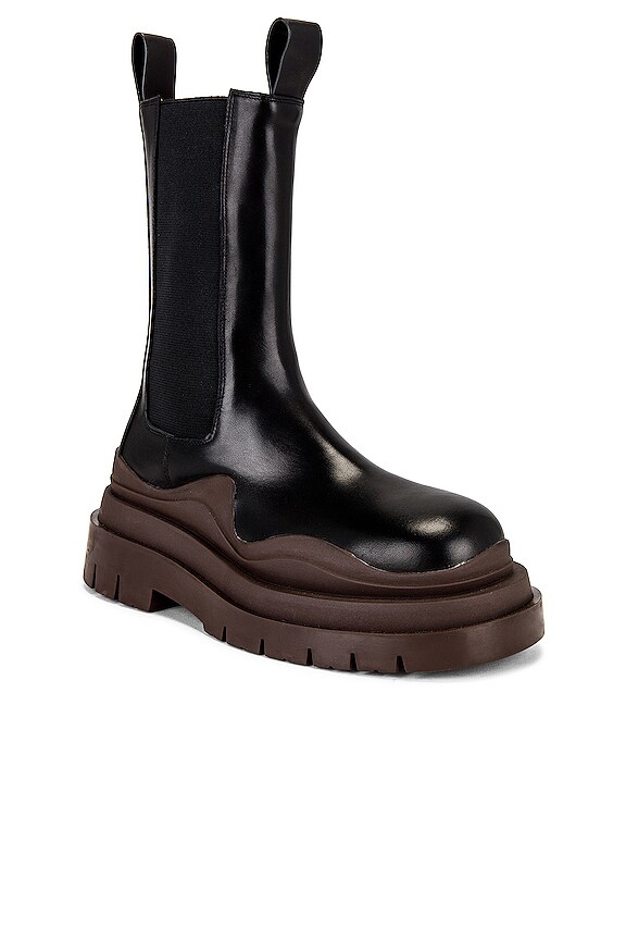 view 2 of 5 PIPER ブーツ in Black & Coffee Burnished