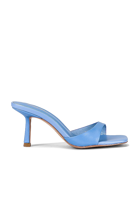 Alias Mae Liza Mule Sandal in Sky Blue Leather | REVOLVE