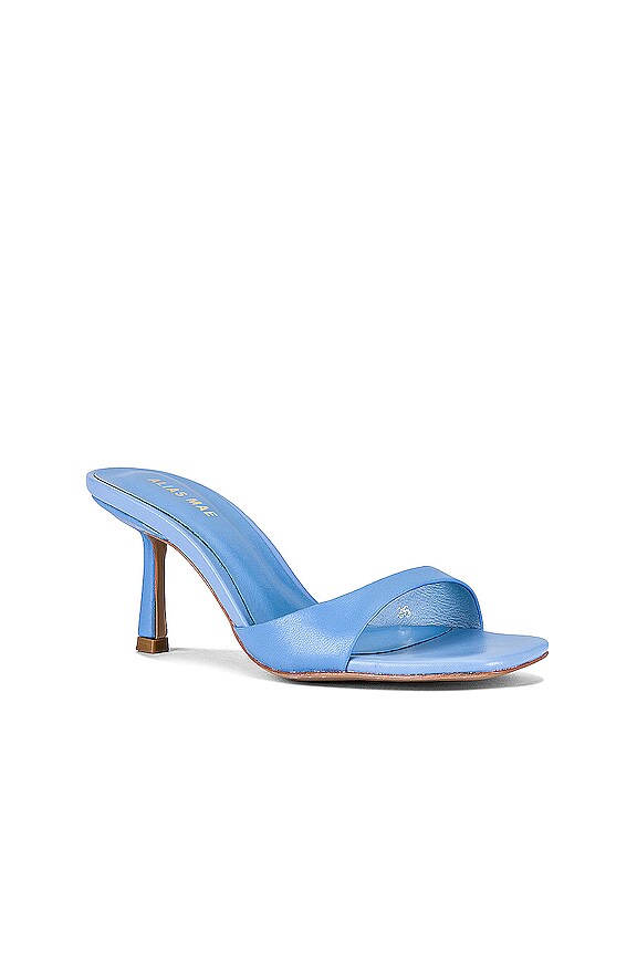 view 2 of 5 MULES LIZA in Sky Blue Leather