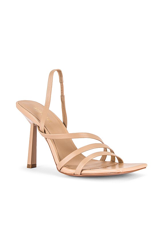 view 2 of 5 TACÓN STRAPPY in Natural Leather