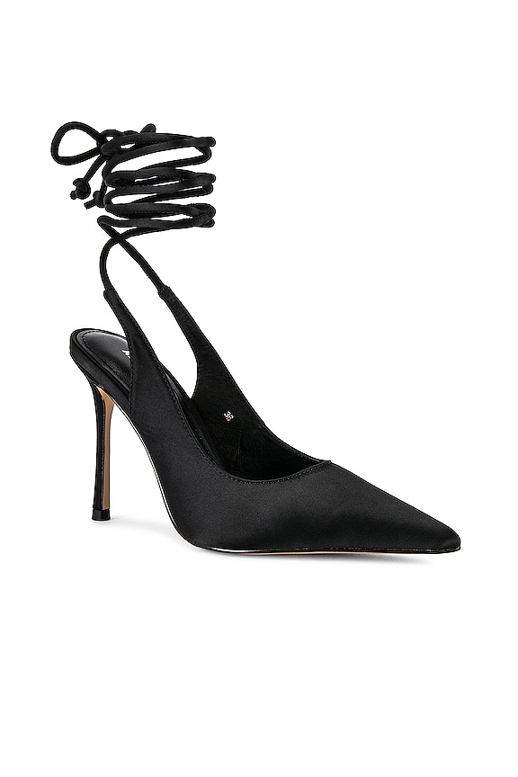 view 2 of 5 TACÓN BOBBY in Black Satin