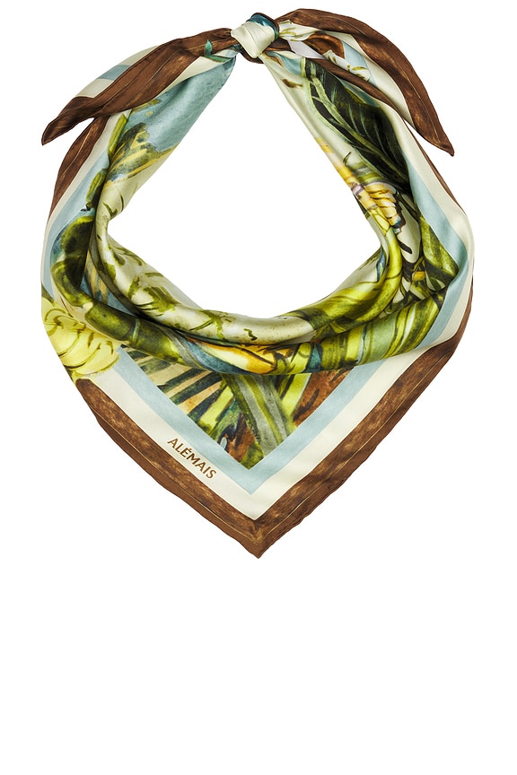 view 2 of 3 Toucan Tango Silk Scarf in Multi