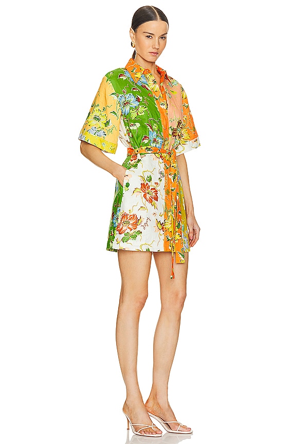 view 2 of 3 Hotel Lamu Spliced Mini Dress in Multi