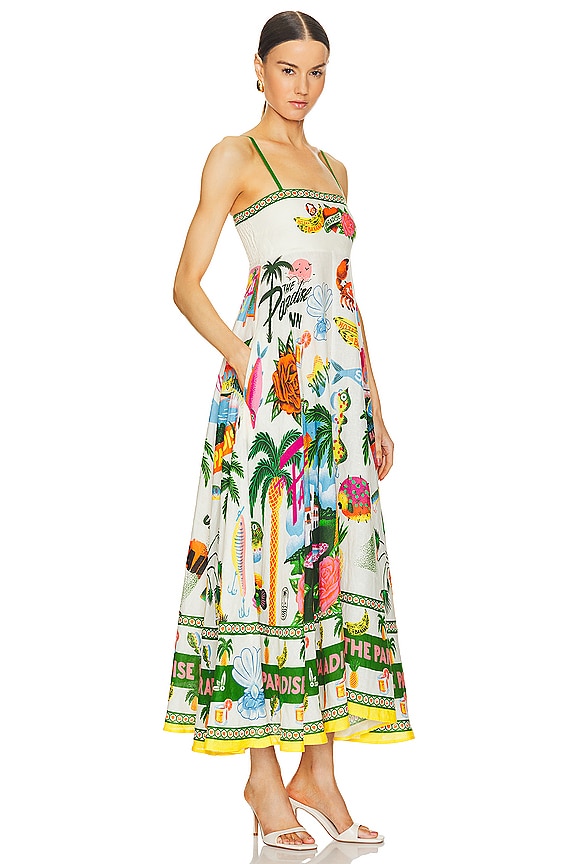 view 2 of 3 МАКСИ ПЛАТЬЕ PARADISO in Multi