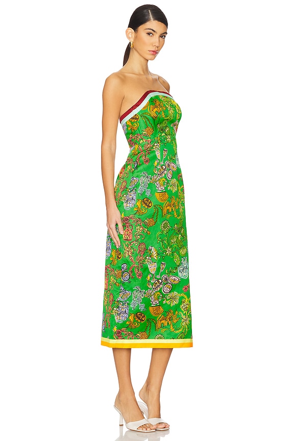 view 2 of 4 Fiesta Bodice Dress in Green