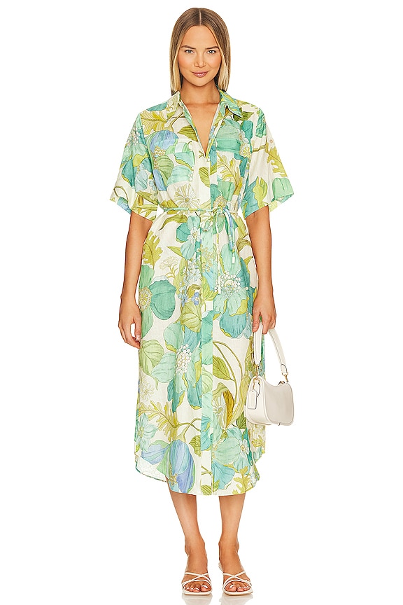 view 2 of 4 Janis Shirtdress in Blue