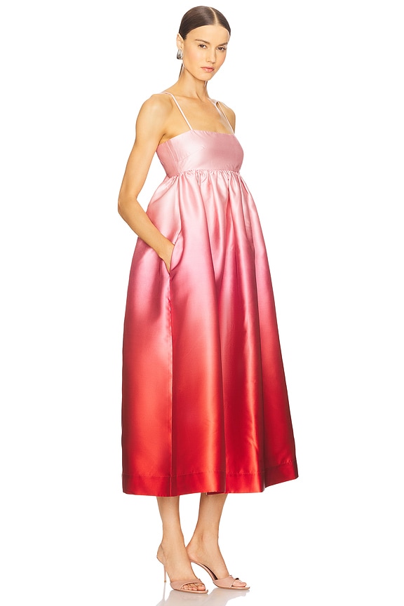 view 2 of 3 Inez Ombre Midi Dress in Pink Ombre