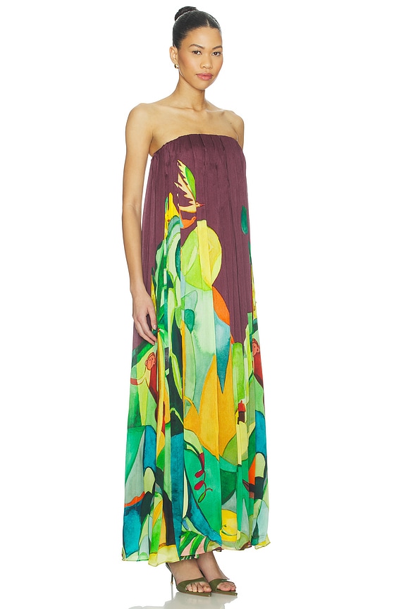 view 2 of 4 Mokshini Silk Gown in Multi