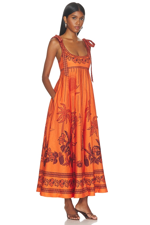 view 2 of 3 VESTIDO VERANIEGO BOATHOUSE BALLET in Orange