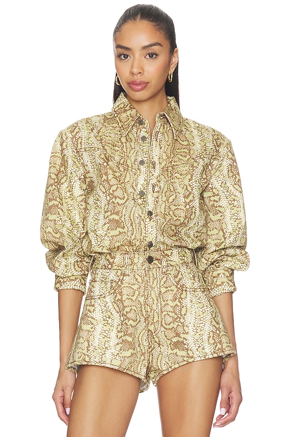 view 1 of 5 Boa Denim Jacket in Multi