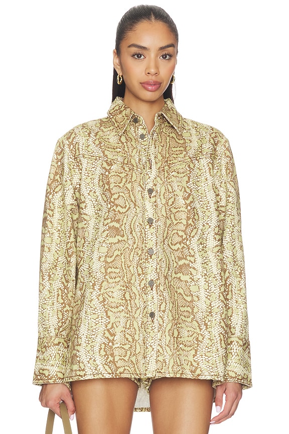 view 2 of 5 Boa Denim Jacket in Multi