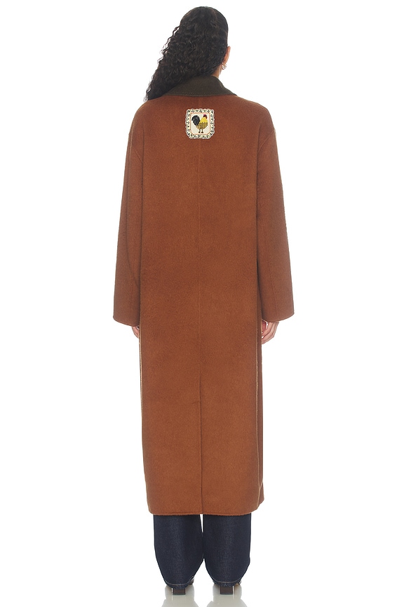 Sable Applique Coat