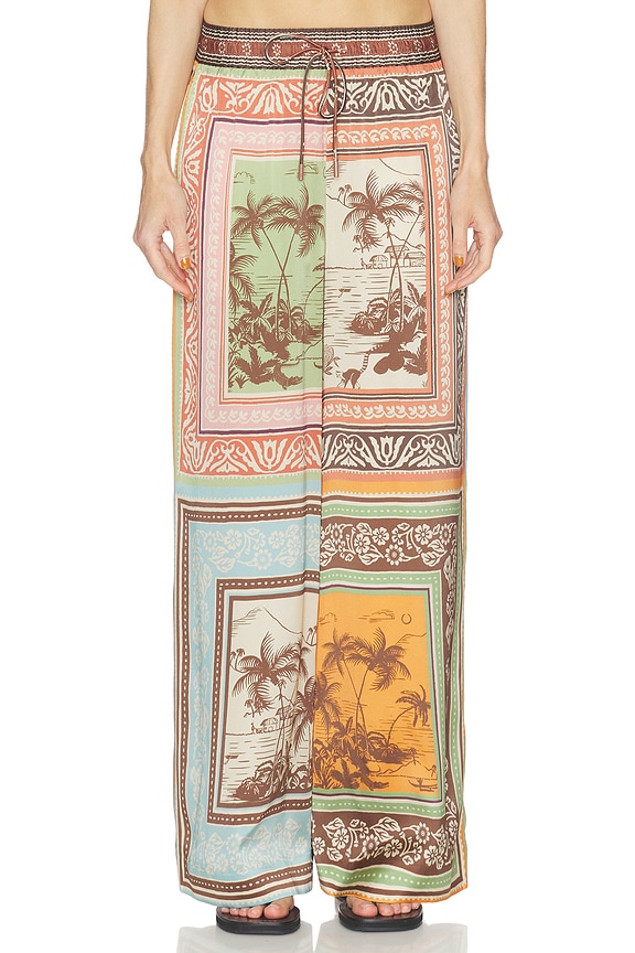 view 2 of 7 Alberta Silk Pant in Multi