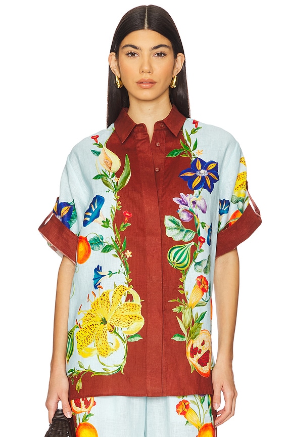 view 2 of 6 Dahlia Floral Top in Multi