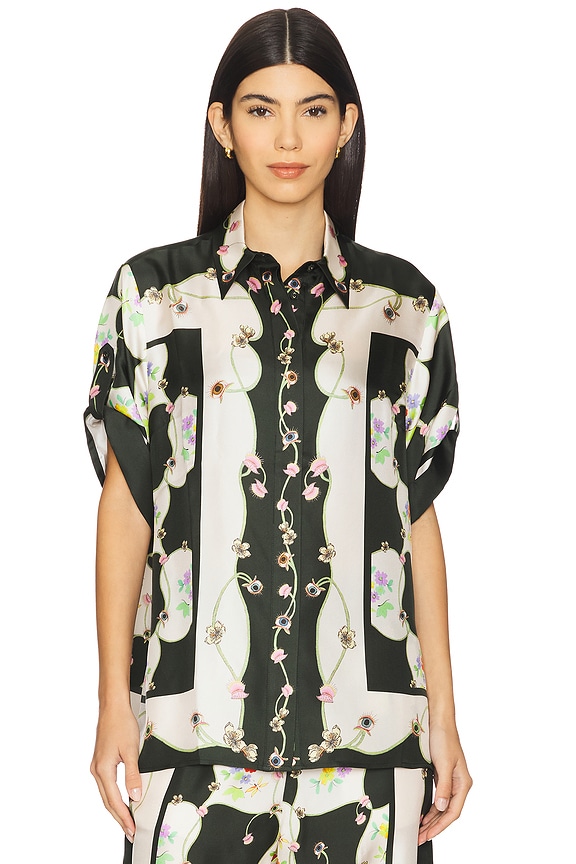 view 2 of 5 CHEMISE LOVE in White & Black