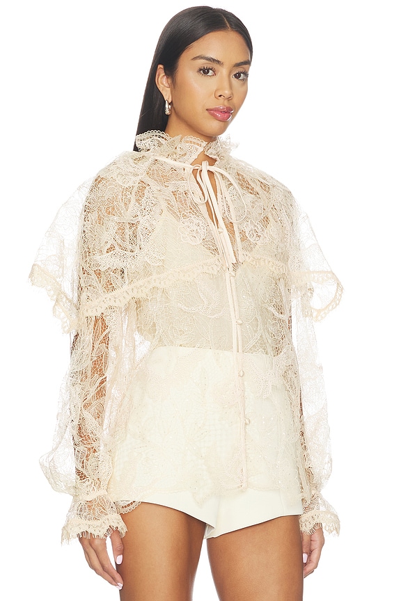 view 2 of 5 Winifred Lace Blouse in Cream