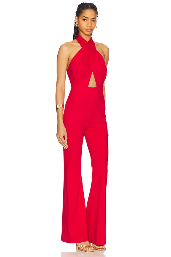 view 2 of 3 ZAHARA 점프수트 in Crimson