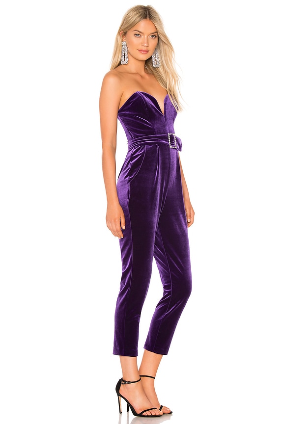 view 2 of 3 x REVOLVE Cherri Jumpsuit in Purple Velvet