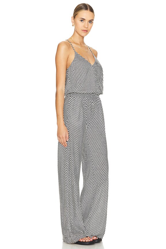 view 2 of 4 Auggie Jumpsuit in Black & White