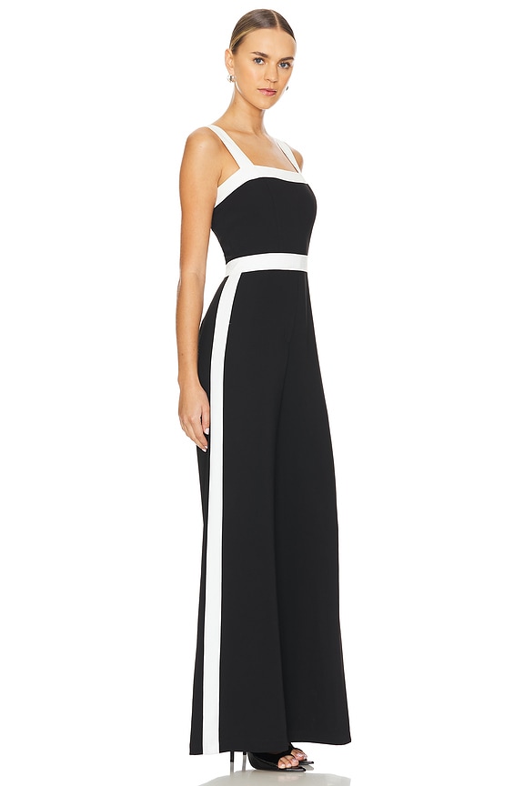 view 2 of 3 JESSEL 점프수트 in Black & Ivory