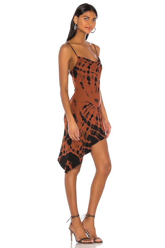 view 2 of 4 Ansonia Hi Lo Dress in Harvest Black Tie Dye