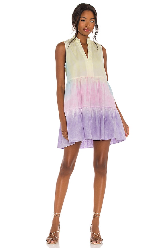 view 1 of 4 Sleeveless Saffron Dress in Tie Dye