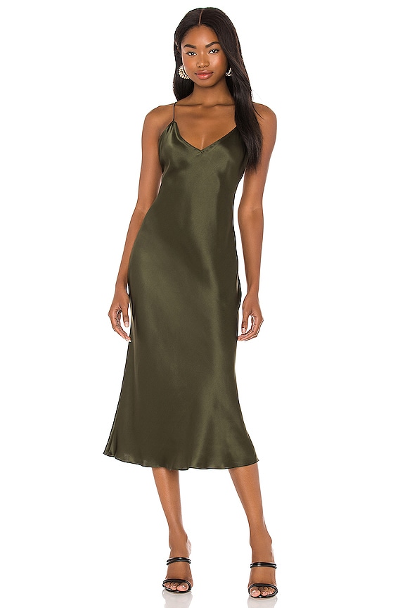 view 1 of 3 ROBE MI-LONGUE HOLLEY in Olive