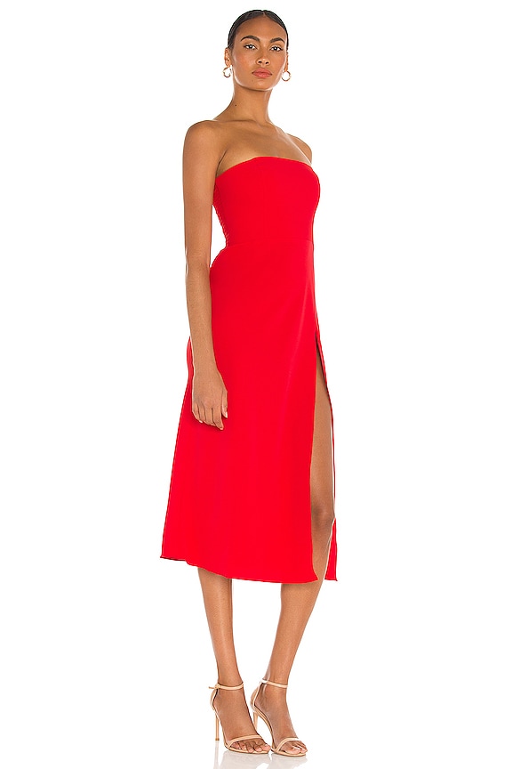 view 2 of 3 Mandy Midi Dress in Lipstick