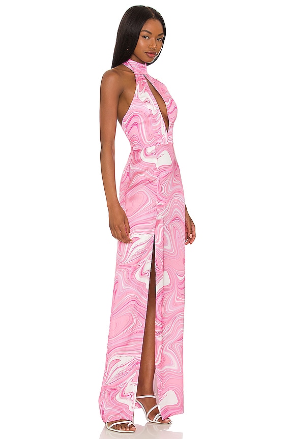 view 2 of 3 ROBE DE SOIRÉE IDINA in Pink Swirl