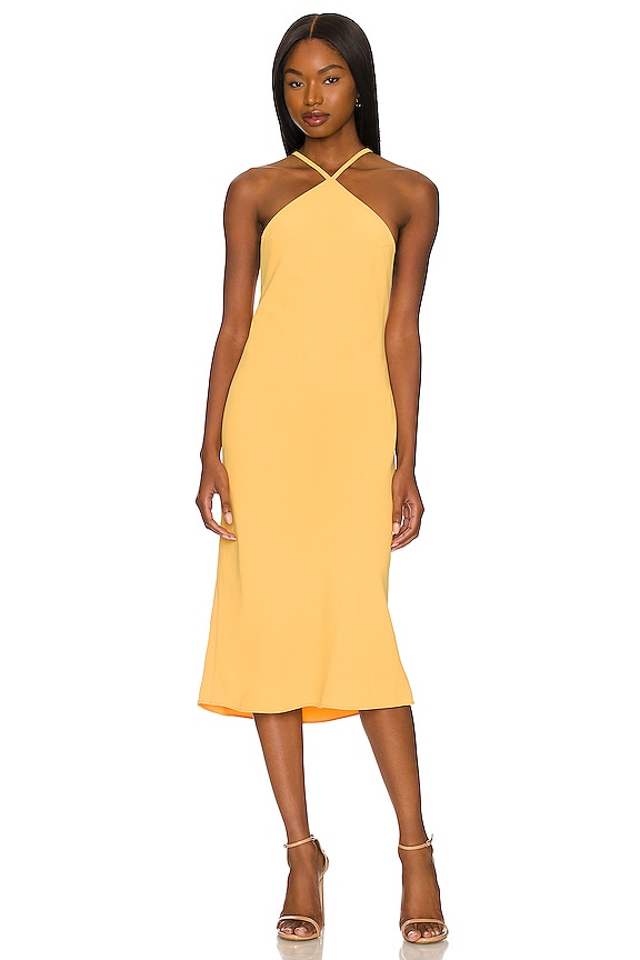 Amanda Uprichard Melonie Dress in Citron REVOLVE