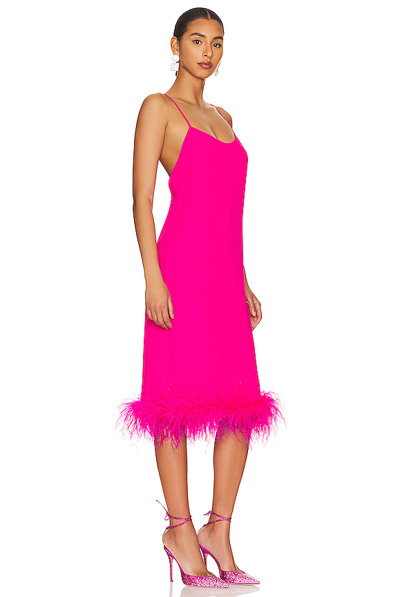 view 2 of 3 Marianna Midi Dress in Hot Pink Light