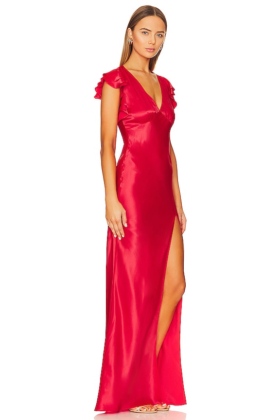 view 2 of 3 x REVOLVE Cecelia Gown in Crimson