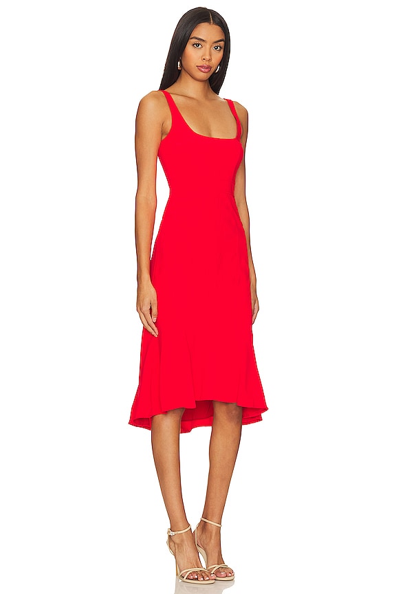 view 2 of 3 Campania Midi Dress in Crimson