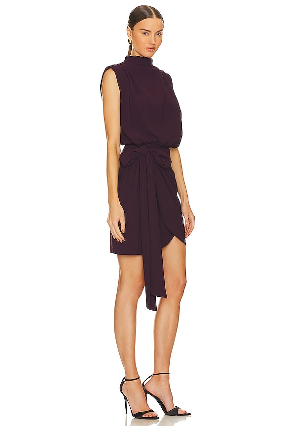 view 2 of 3 MINIVESTIDO FABIOLA in Black Cherry