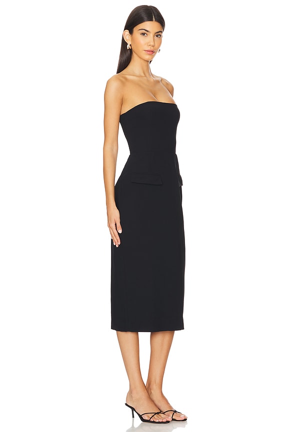 view 2 of 3 x REVOLVE Strapless Bethany Midi Dress in Black